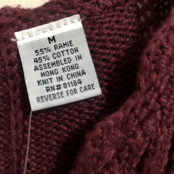 Bill Blass Cotton Blend Sweater NWT SzM - Picture 8 of 8